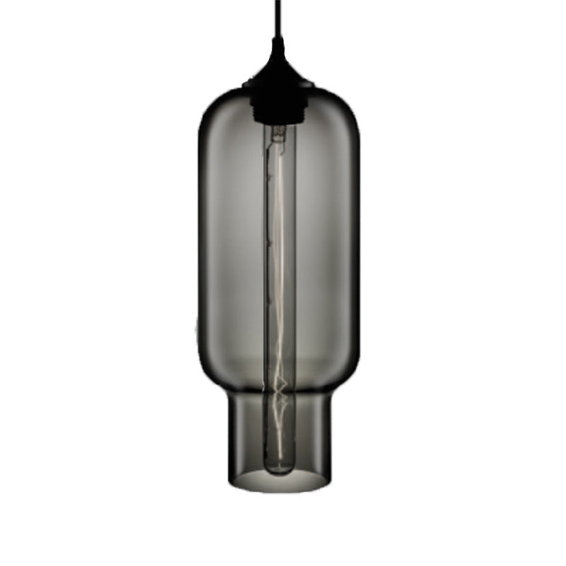 Casa Thred Loft Pendant Glass Lustre Industrial Decor Hanging Lights Fixtures