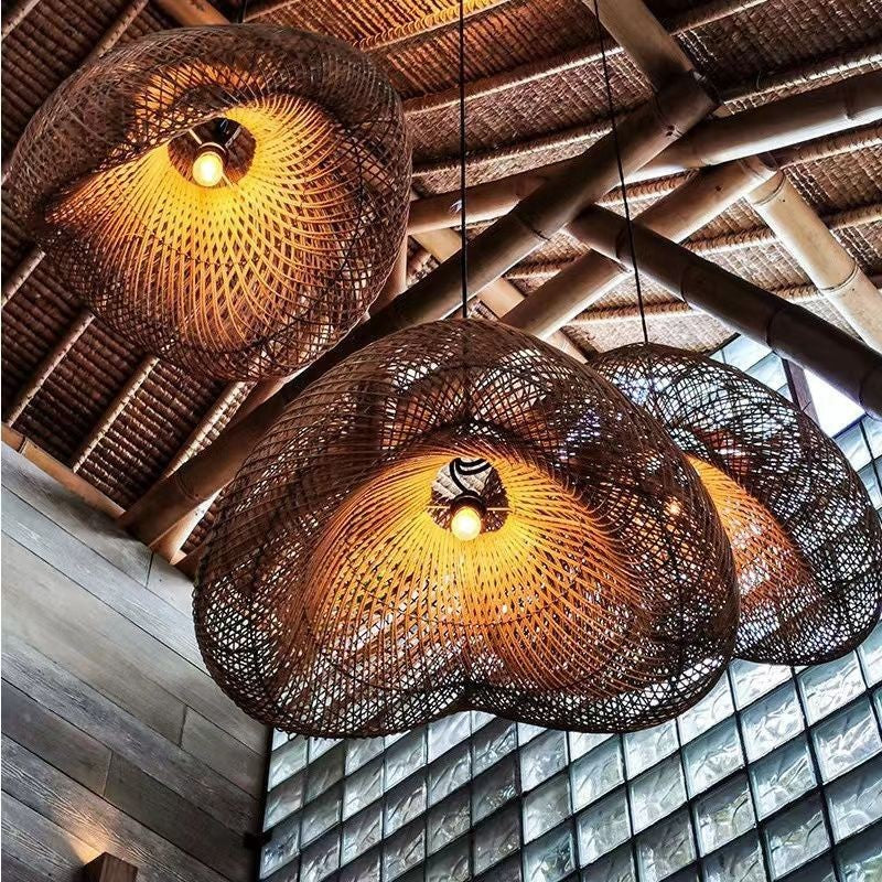 Casa Thred Rattan Pendant Light